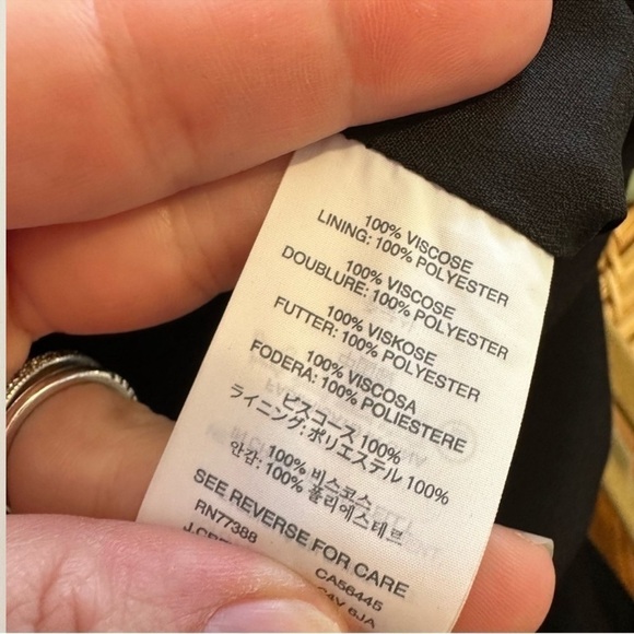 J. Crew Asymmetric Zip Jumpsuit In Black Womens 6 Sleeveless - Picture 6 of 8